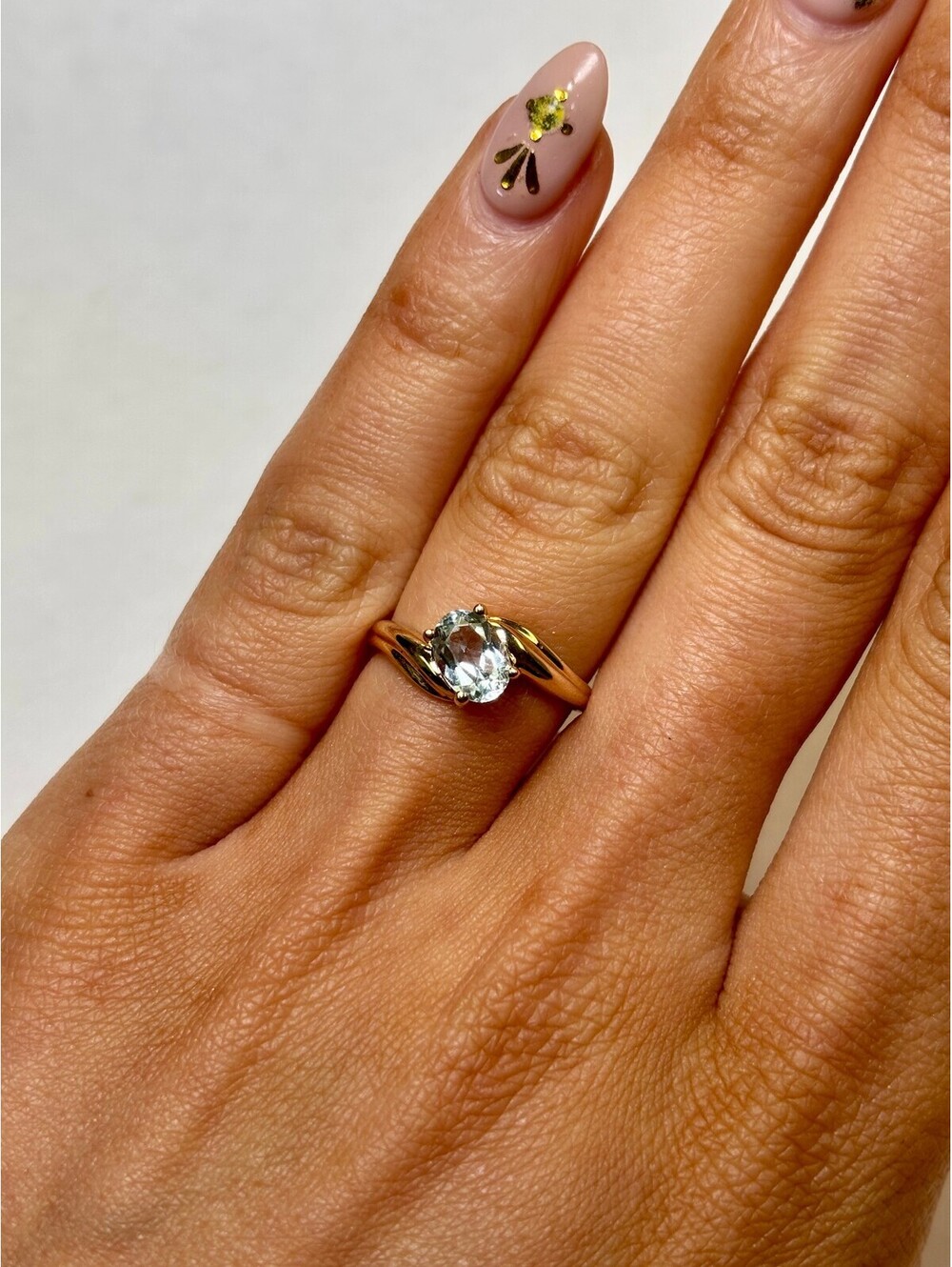 14k Yellow Gold Topaz Ring